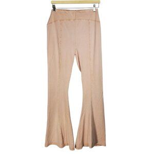 Out From Under Aria Seamed Flared Pants Women's L Pink Bell-Bottom Lounge Y2K